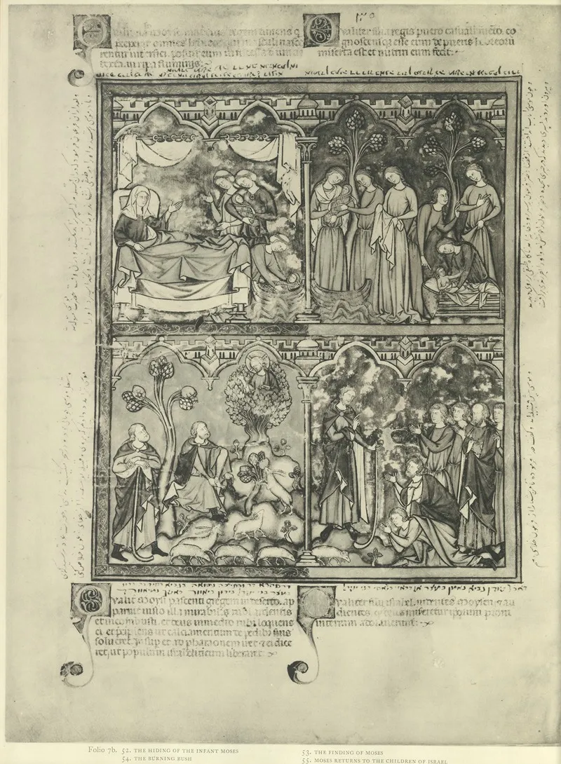 A Book Of Old Testament Illustrations Of The Middle Of The Thirteenth Century Pl 14 by Montague Rhodes James - Canvas Print