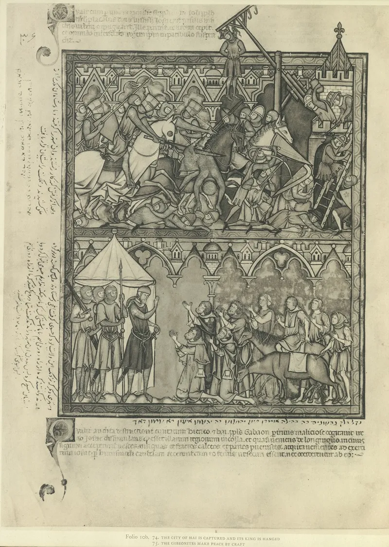 A Book Of Old Testament Illustrations Of The Middle Of The Thirteenth Century Pl 20 by Montague Rhodes James - Canvas Print