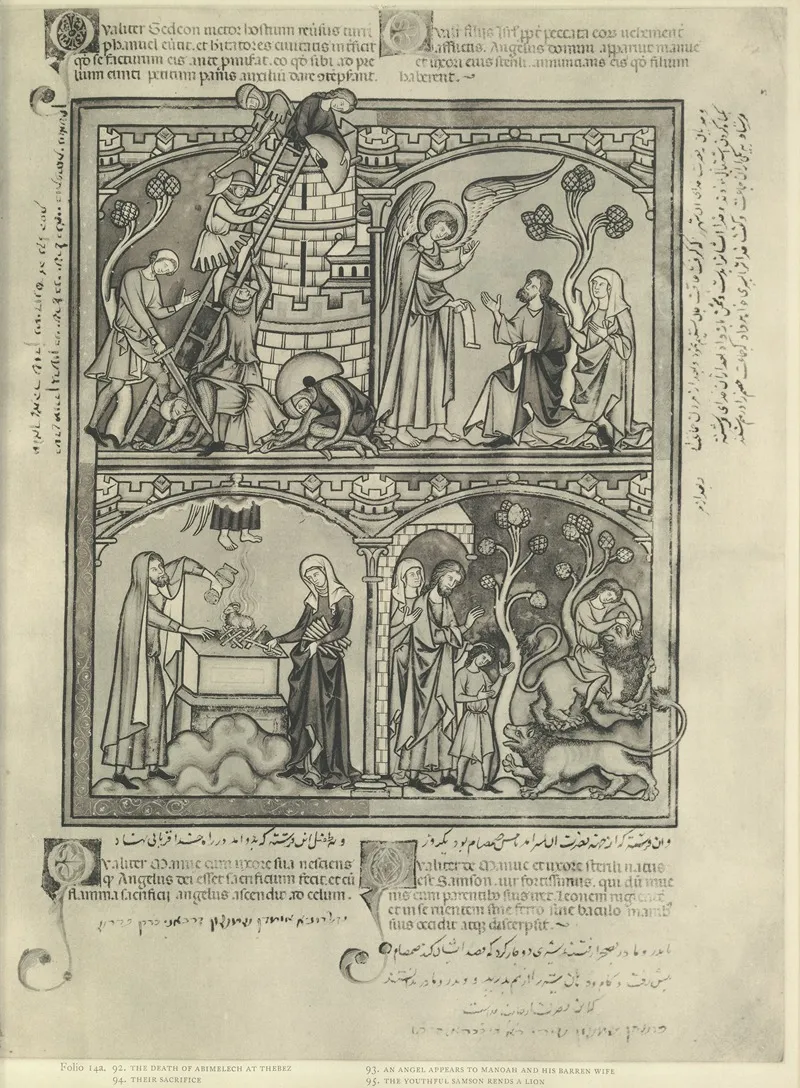 A Book Of Old Testament Illustrations Of The Middle Of The Thirteenth Century Pl 27 by Montague Rhodes James - Canvas Print