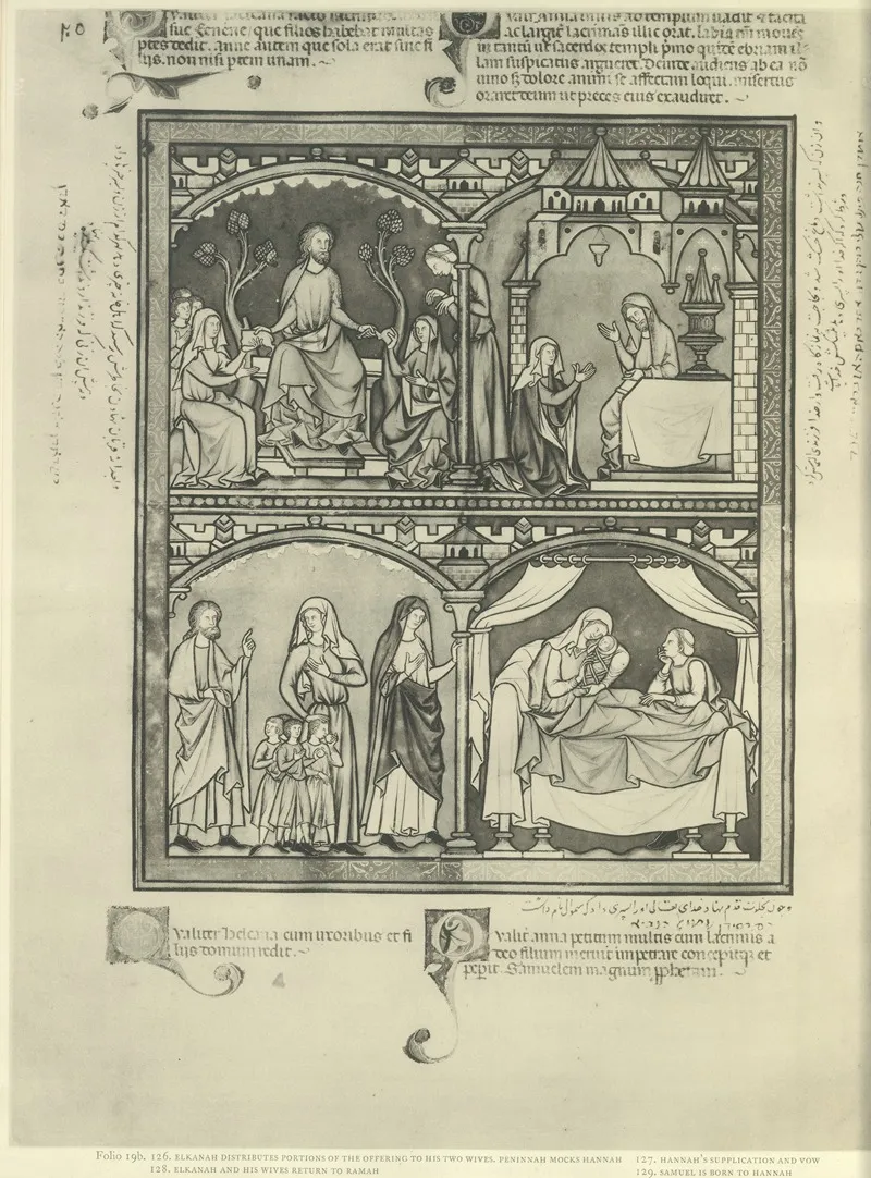 A Book Of Old Testament Illustrations Of The Middle Of The Thirteenth Century Pl 38 by Montague Rhodes James - Canvas Print