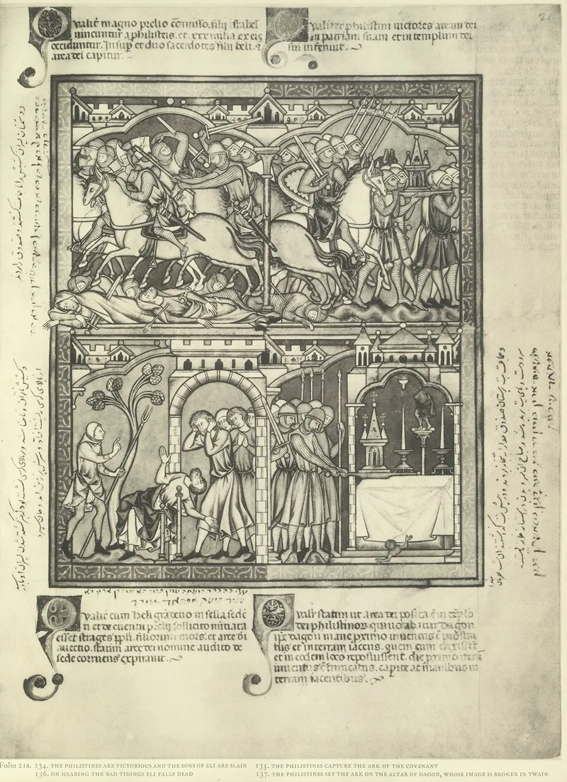 A Book Of Old Testament Illustrations Of The Middle Of The Thirteenth Century Pl 41 by Montague Rhodes James - Canvas Print