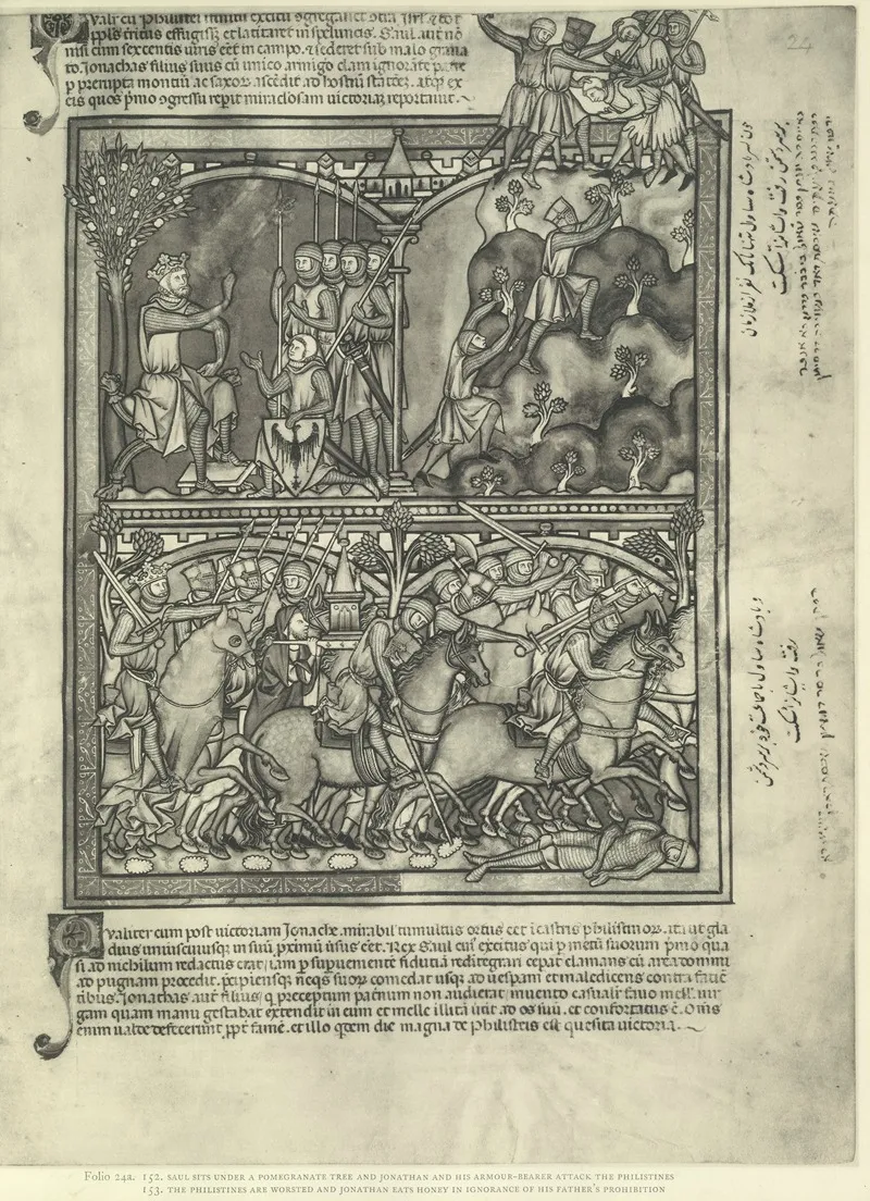 A Book Of Old Testament Illustrations Of The Middle Of The Thirteenth Century Pl 47 by Montague Rhodes James - Canvas Print