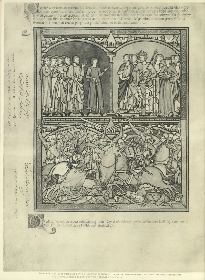A Book Of Old Testament Illustrations Of The Middle Of The Thirteenth Century Pl 58 by Montague Rhodes James - Canvas Print