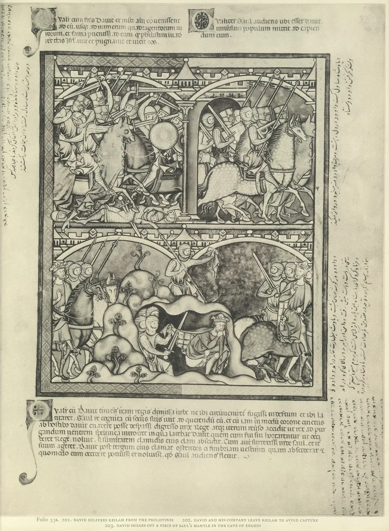 A Book Of Old Testament Illustrations Of The Middle Of The Thirteenth Century Pl 65 by Montague Rhodes James - Canvas Print