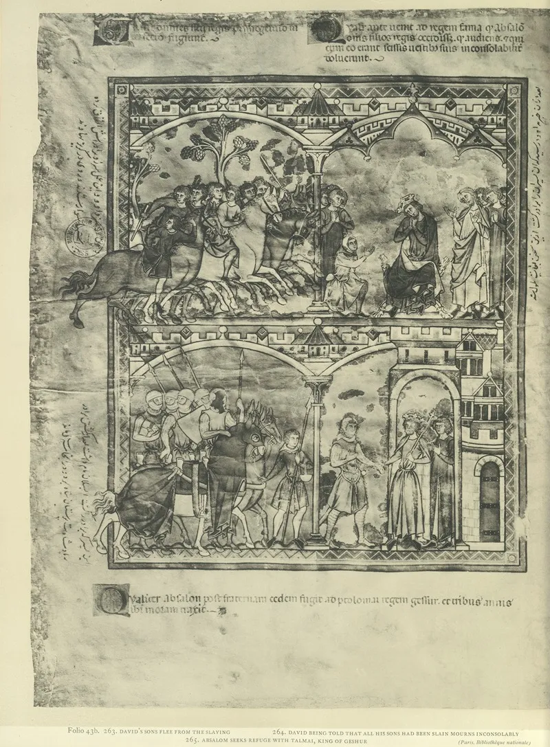 A Book Of Old Testament Illustrations Of The Middle Of The Thirteenth Century Pl 86 by Montague Rhodes James - Canvas Print