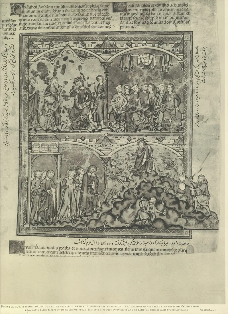 A Book Of Old Testament Illustrations Of The Middle Of The Thirteenth Century Pl 89 by Montague Rhodes James - Canvas Print
