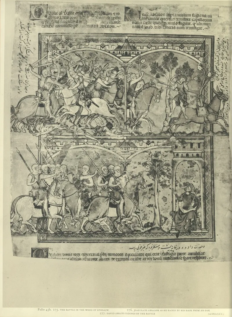 A Book Of Old Testament Illustrations Of The Middle Of The Thirteenth Century Pl 90 by Montague Rhodes James - Canvas Print