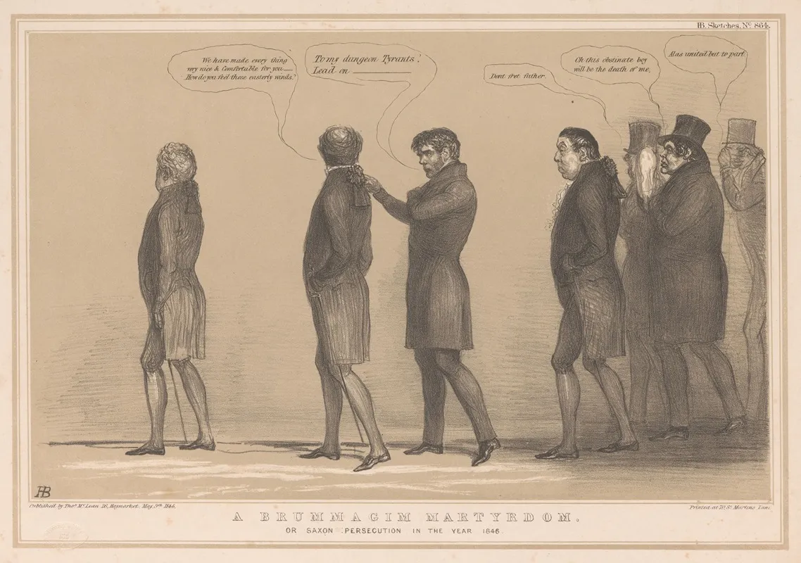 A Brummagim Martyrdom Or Saxon Persecution In The Year 1846