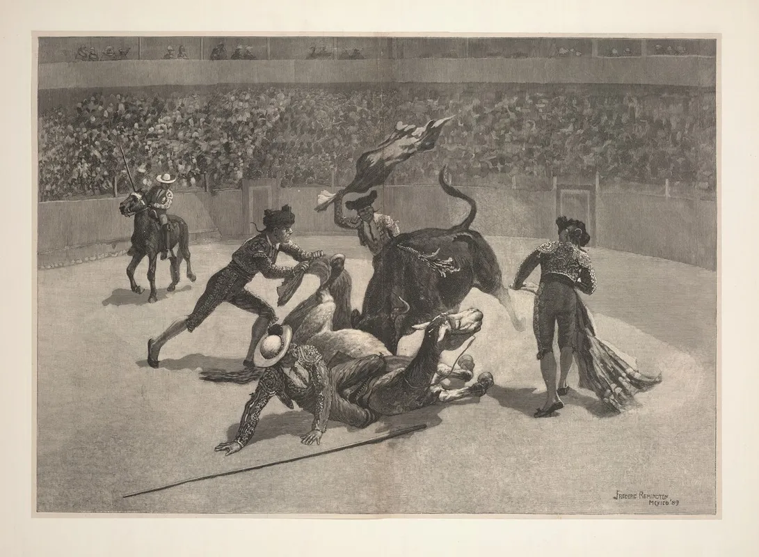 A Bull Fight In Mexico