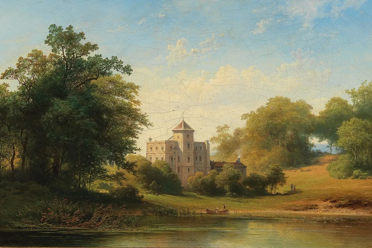 A Castle By A Lake