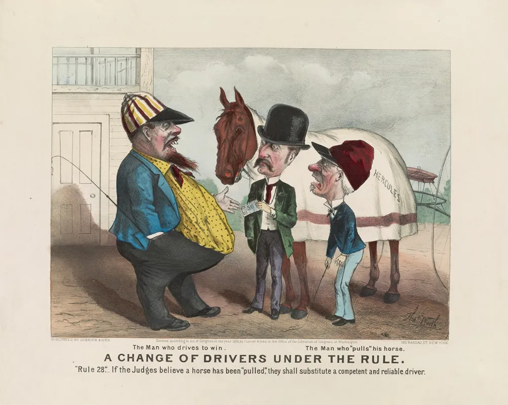 A Change Of Drivers Under The Rule The Man Who Drives To Win The Man Who Pulls His Horse