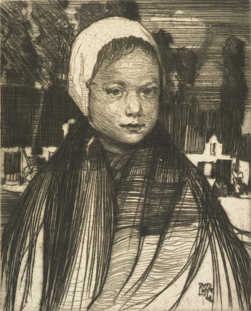 A Child Of The People 2 by William Lee-Hankey - Canvas Print
