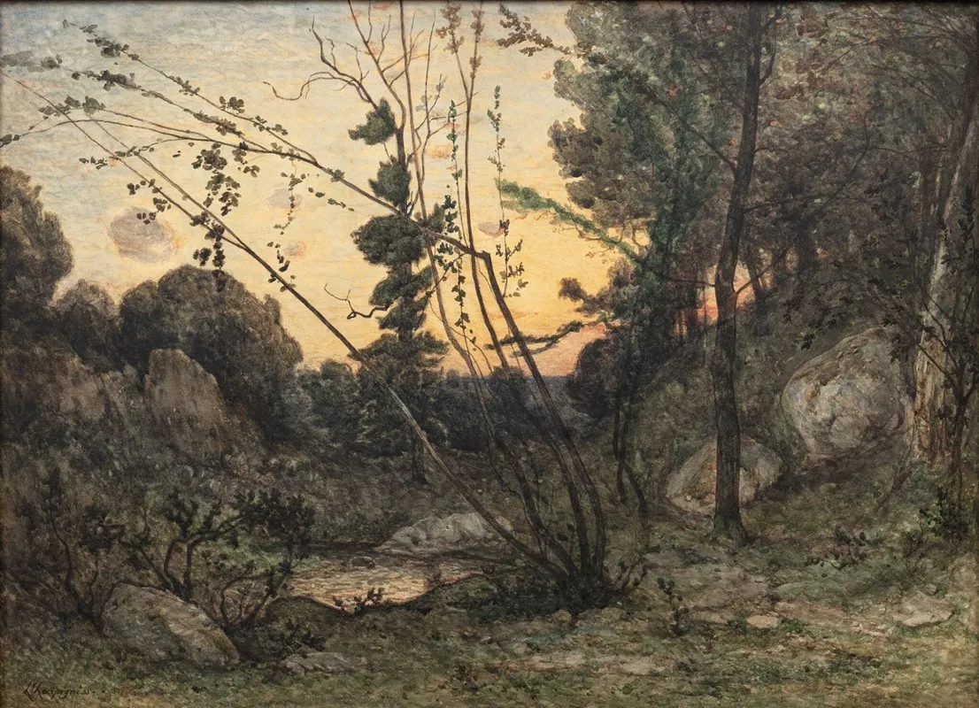 A Clearing At Sunset