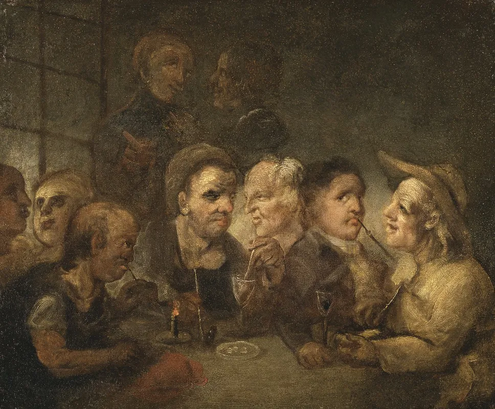 A Club by Elias Martin - Canvas Print