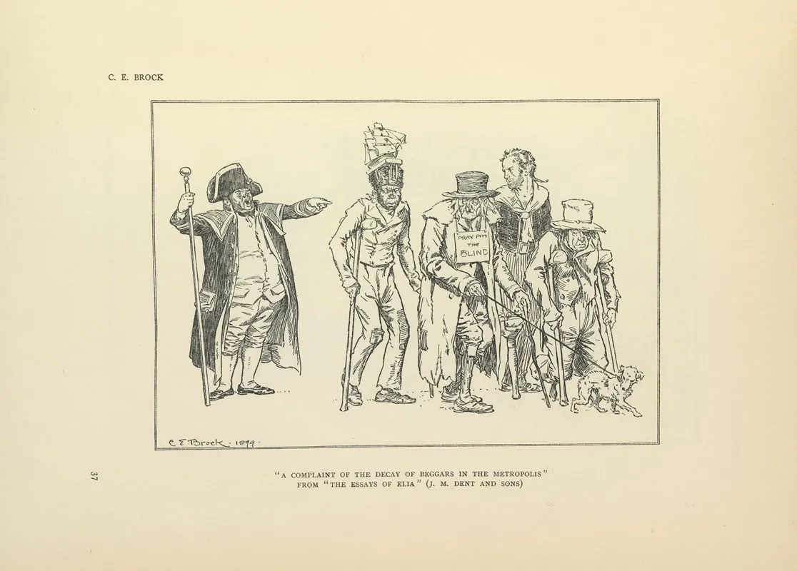 A Complaint Of The Decay Of Beggars In The Metropolis The Last Essays Of Elia