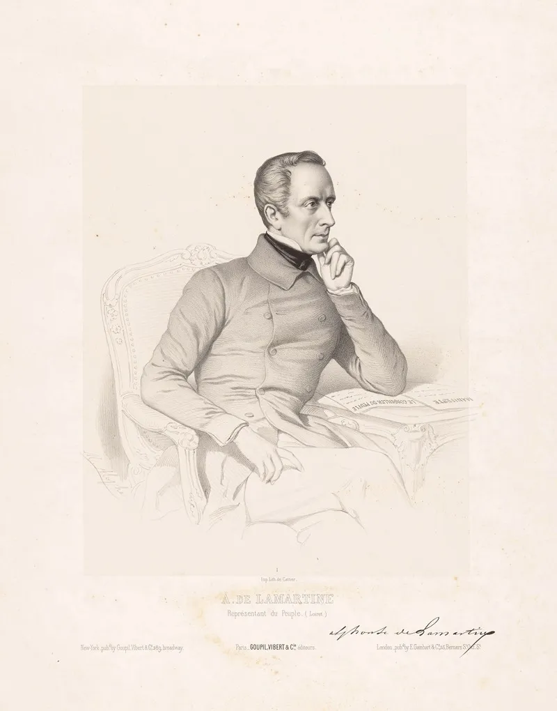 A De Lamartine Representant Du Peuple