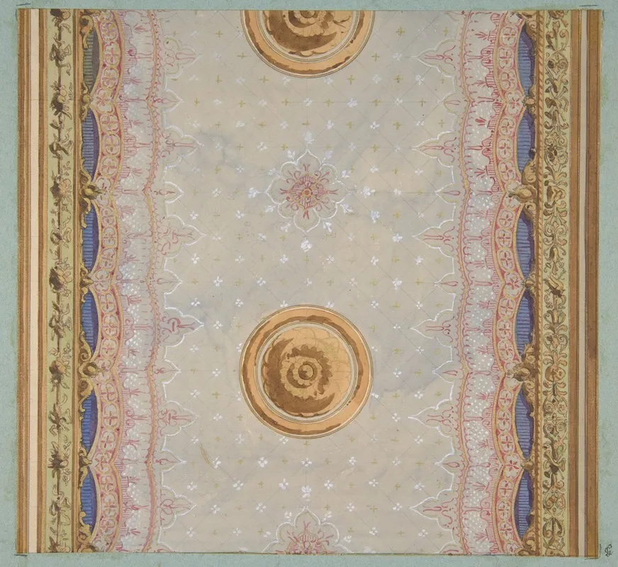 A Design For The Painted Decoration Of A Ceiling Or Walls