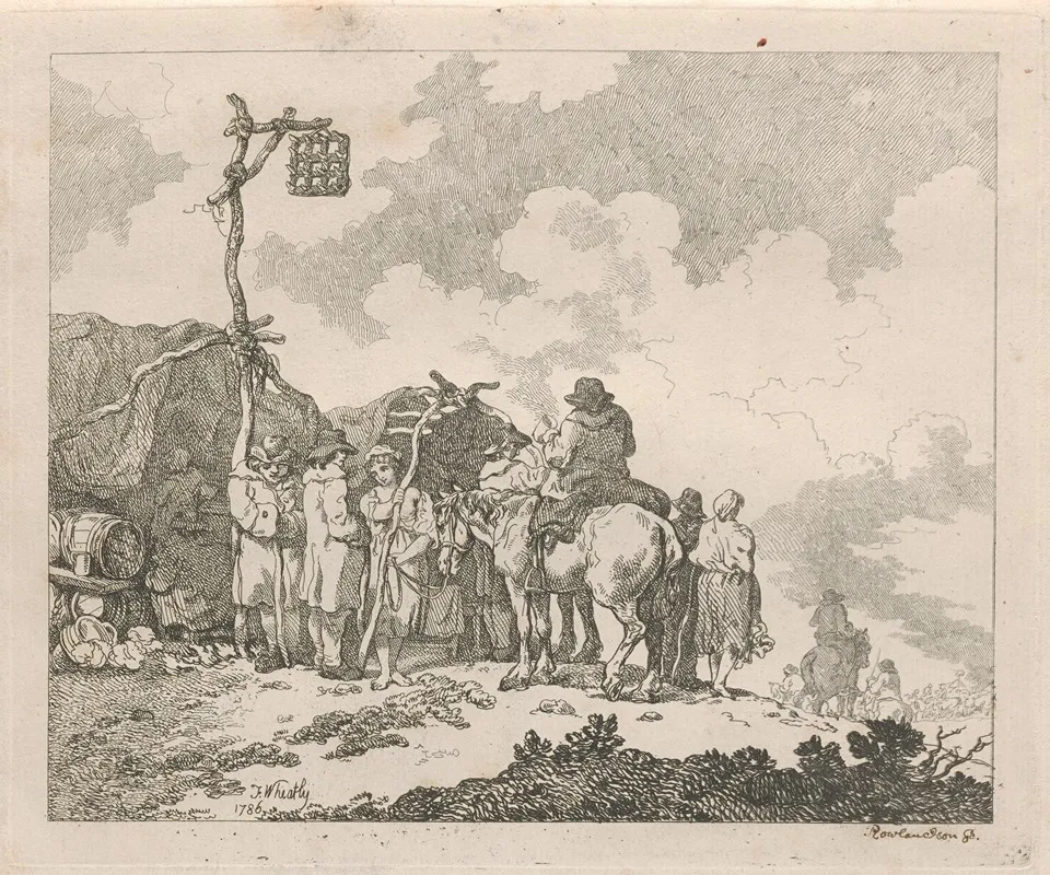 A Fair 2 by Thomas Rowlandson - Canvas Print