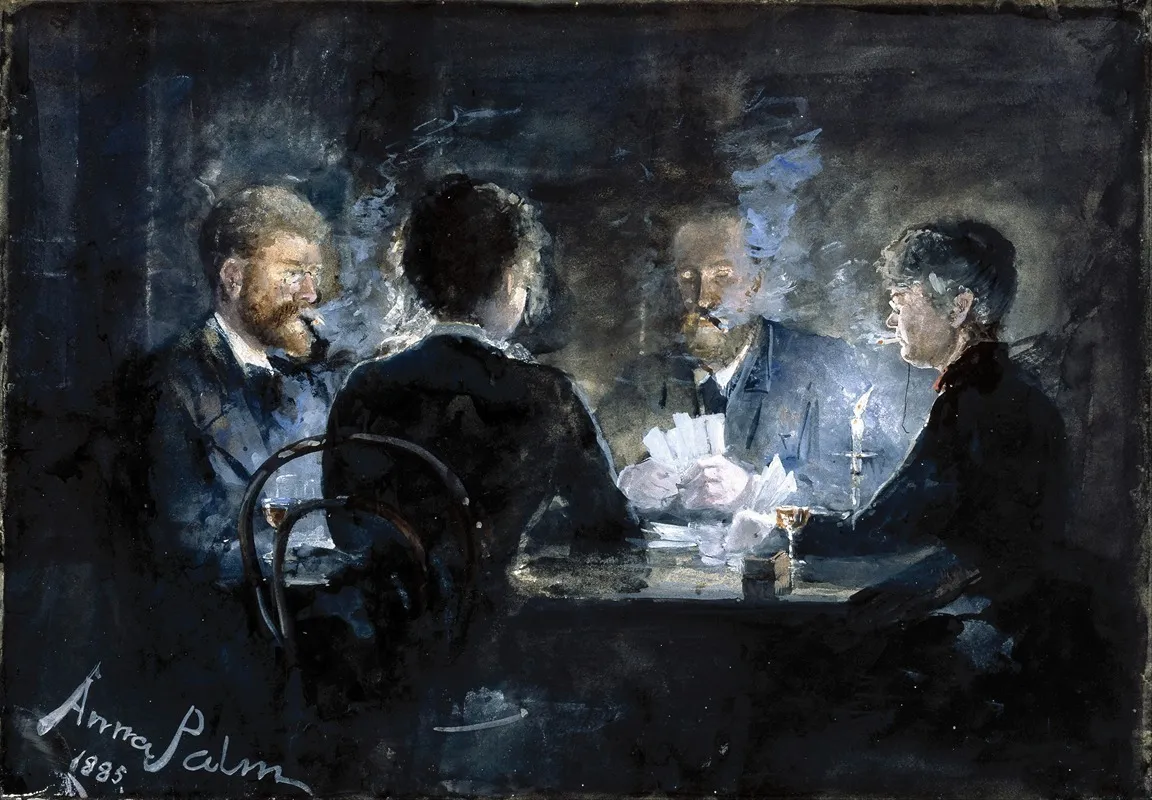 A Game Of Lhombre In Brondums Hotel