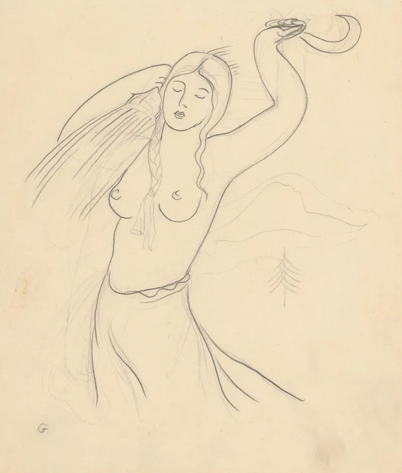 A Girl With A Sickle