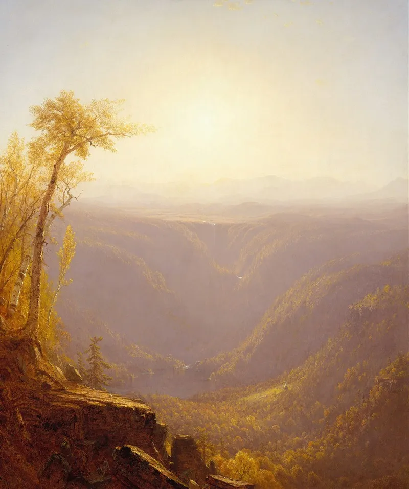 A Gorge In The Mountains Kauterskill Clove by Sanford Robinson Gifford - Canvas Print