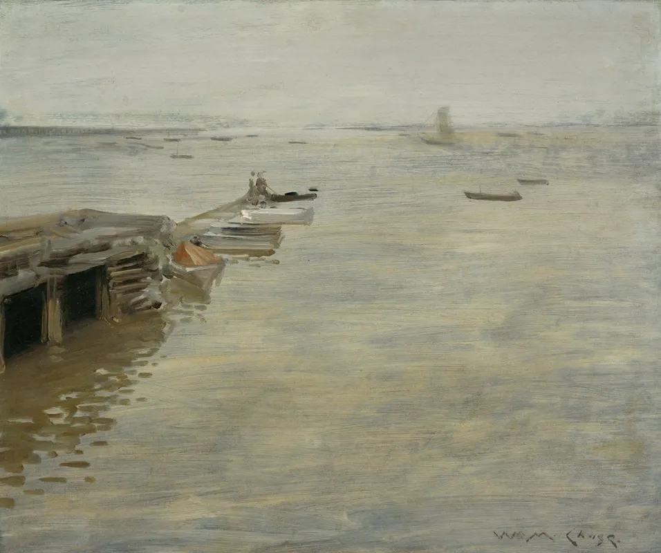 A Gray Day by William Merritt Chase - Canvas Print