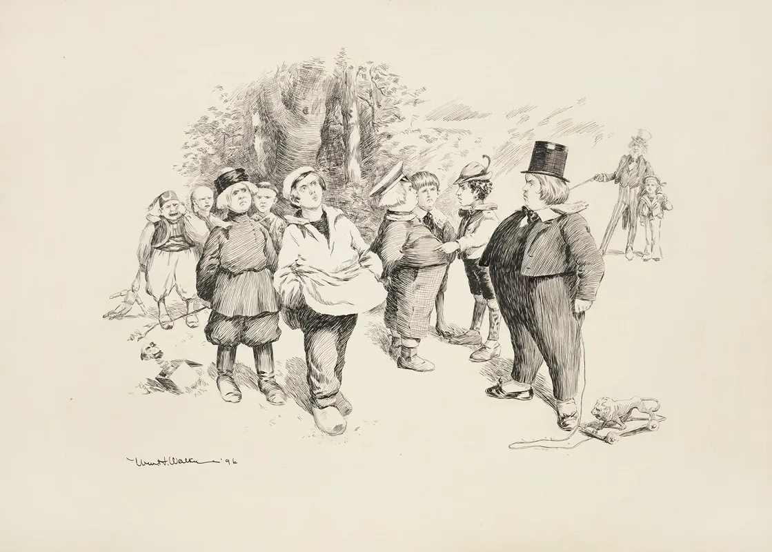 A Group Of Children Each Representing A Different Country Argue With Each Other