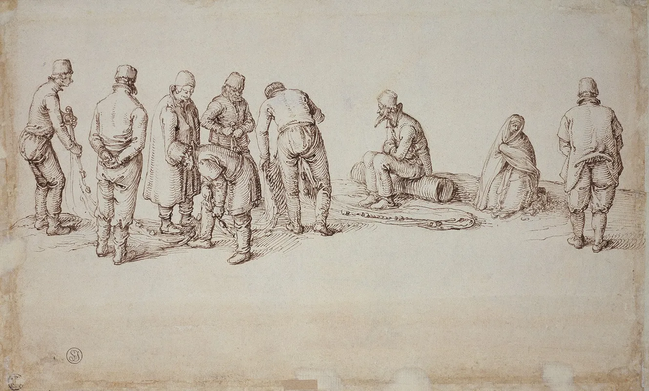 A Group Of Fishermen