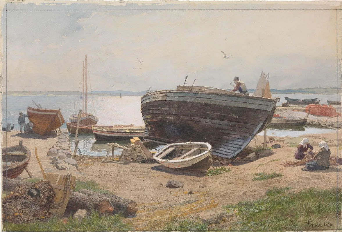 A Harbour On The Baltic Sea