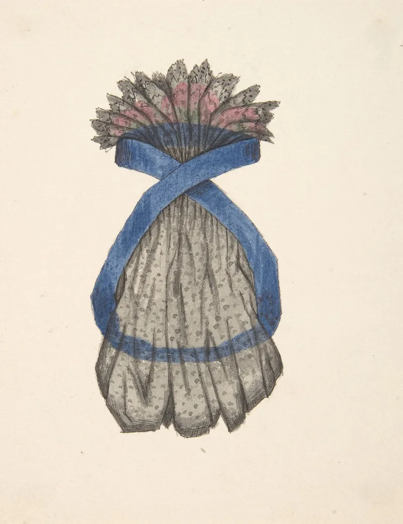 A Hat On A Stand Viewed From The Back