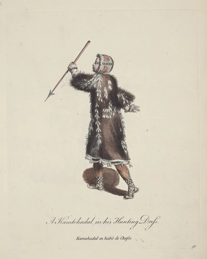 A Kamtchadal In His Hunting Dress Kamtchadal En Habit De Chasse