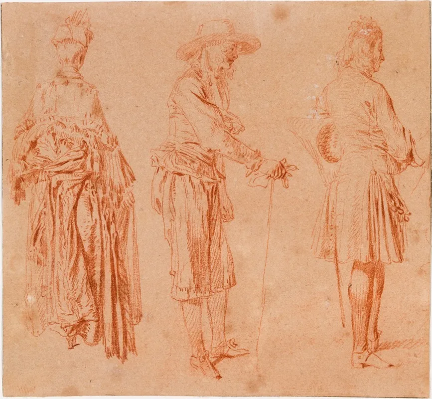 A Lady And Two Gentlemen