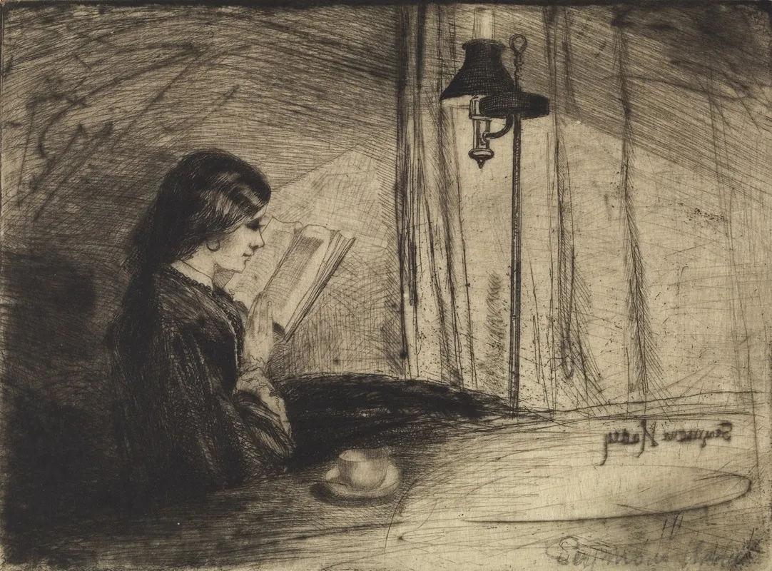A Lady Reading 2
