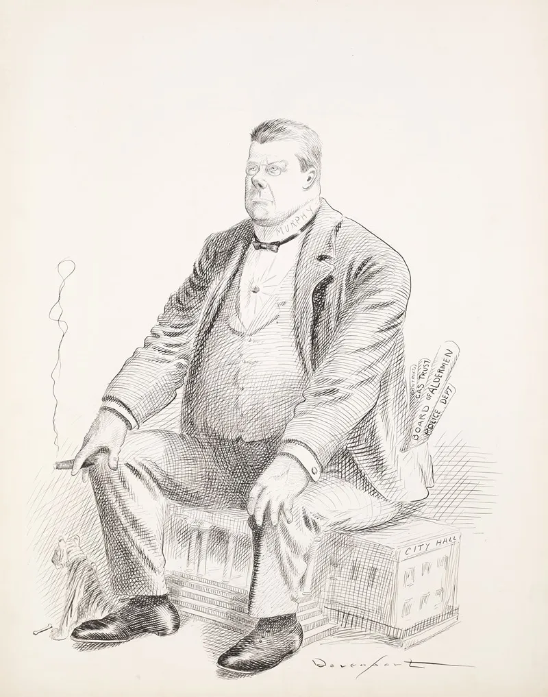 A Large Man Murphy Sits On City Hall