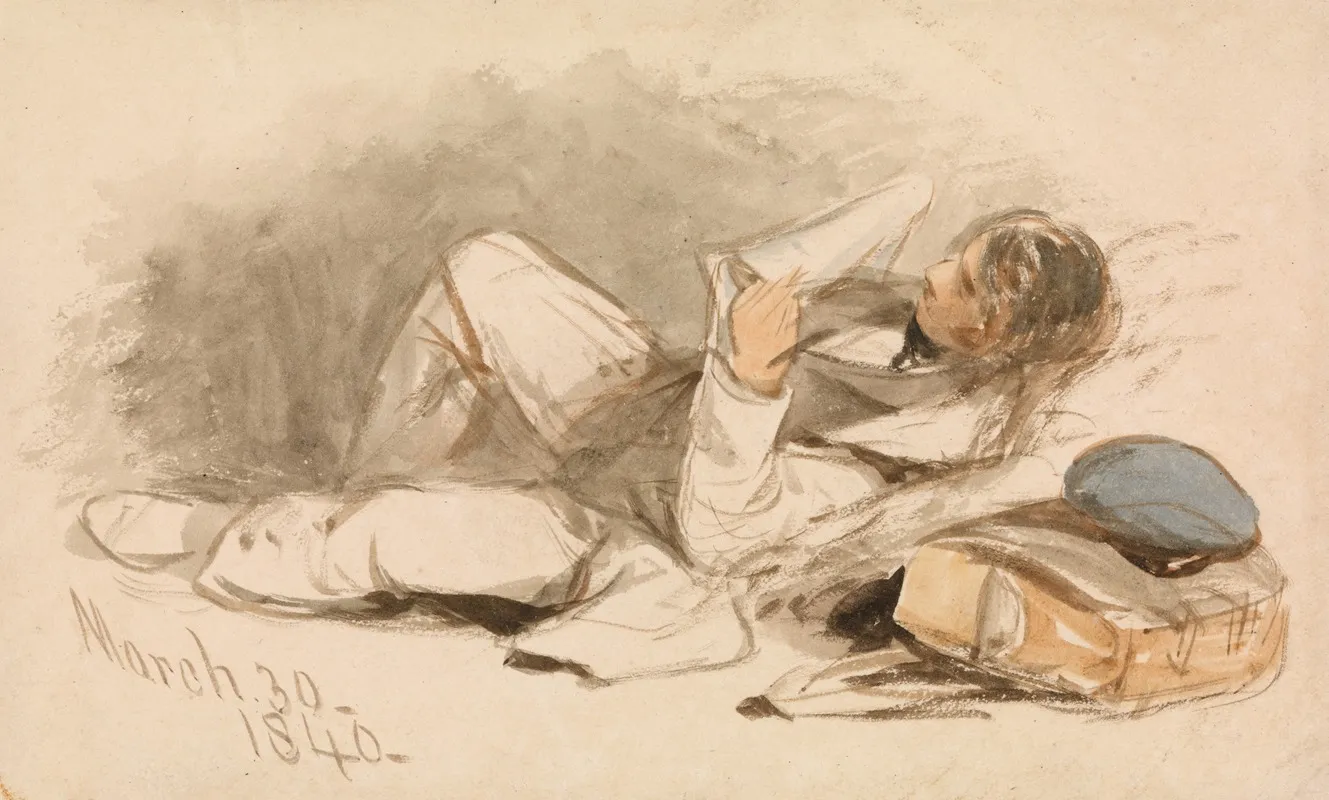 A Man Resting