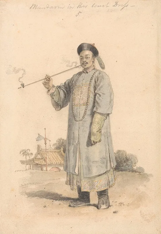 A Mandarin In His Court Dress