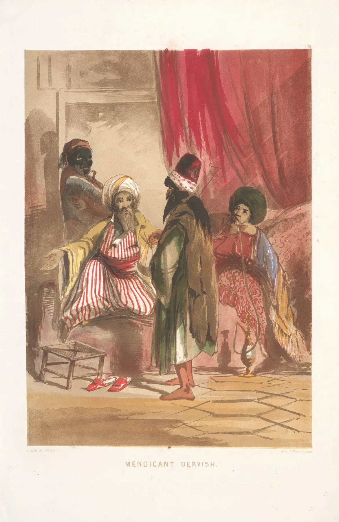 A Mendicant Dervish by Forbes MacBean - Canvas Print