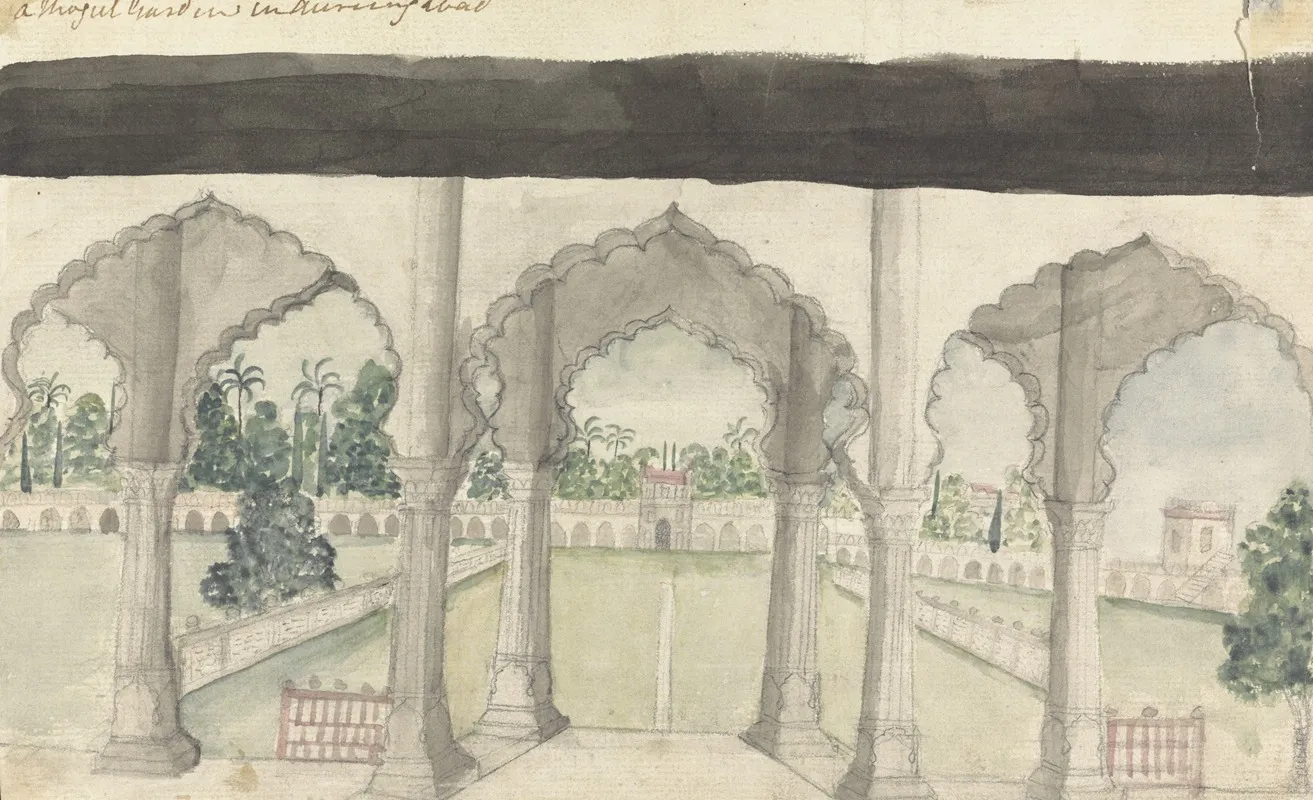 A Mogul Garden In Aurangabad