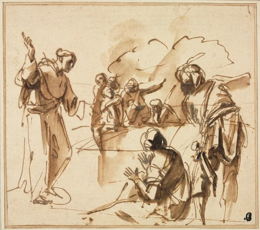 A Monk Preaching 2