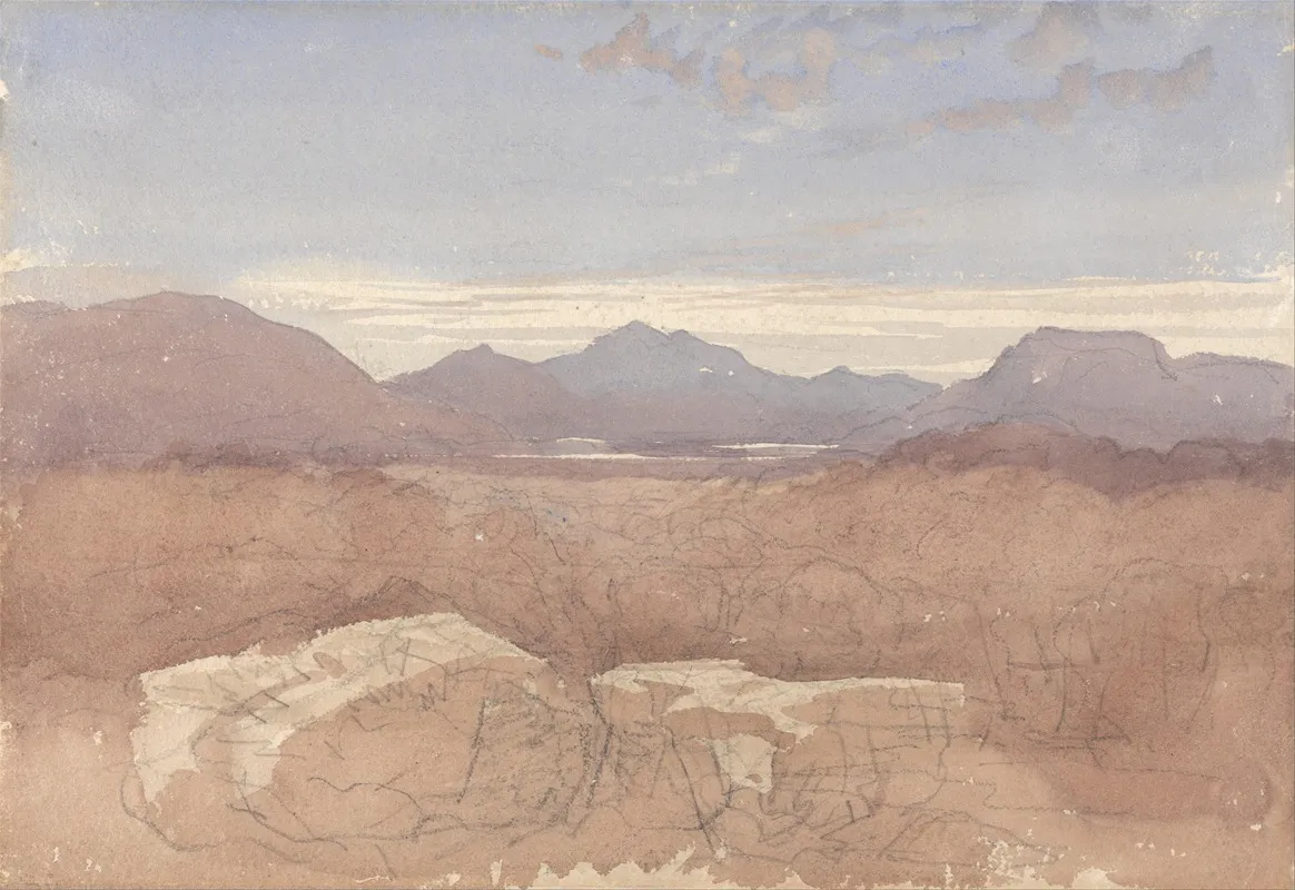 A Mountainous View North Wales