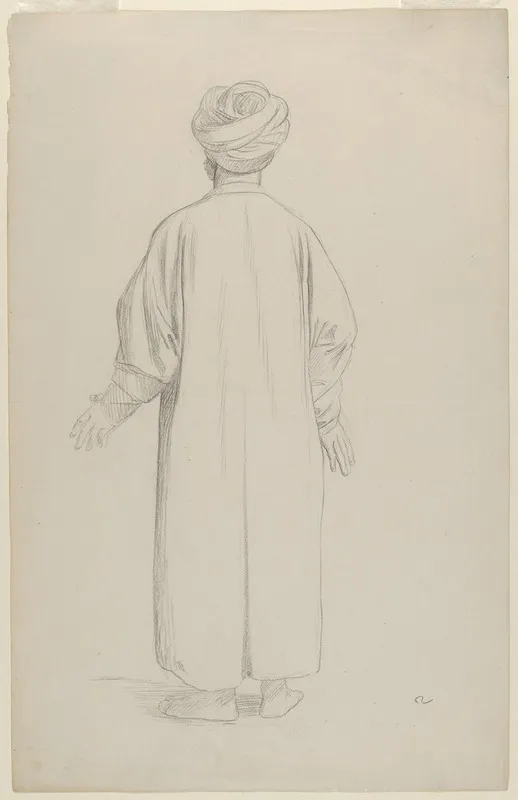 A Muslim Preparing For Prayer