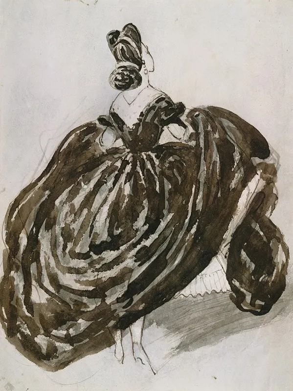 A Parisienne Seen From The Back