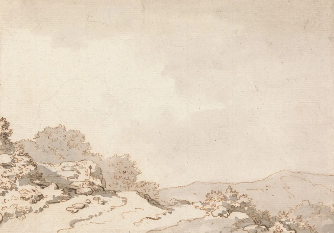 A Path On A Hilltop