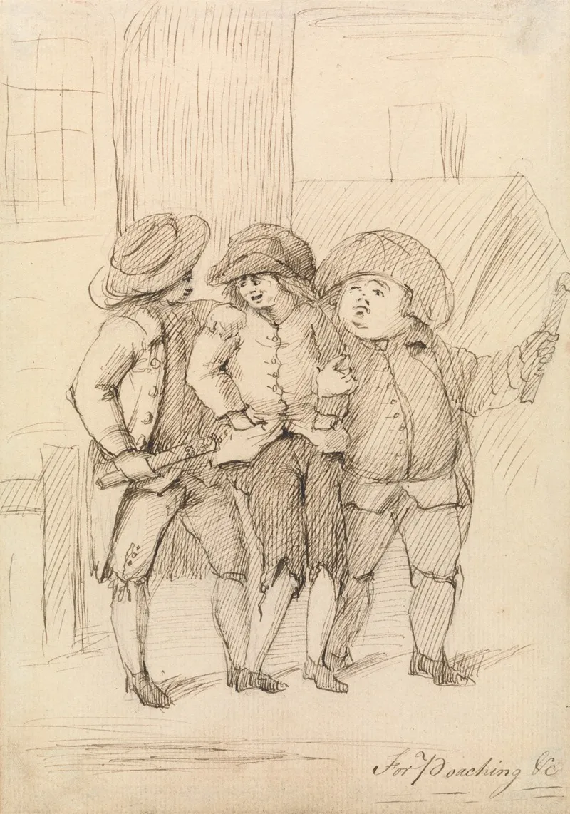 A Poacher In Custody by John Dunthorne - Canvas Print