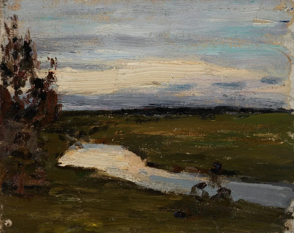 A River At The White Night