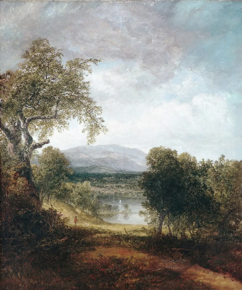 A River Glimpse by Thomas Doughty - Canvas Print