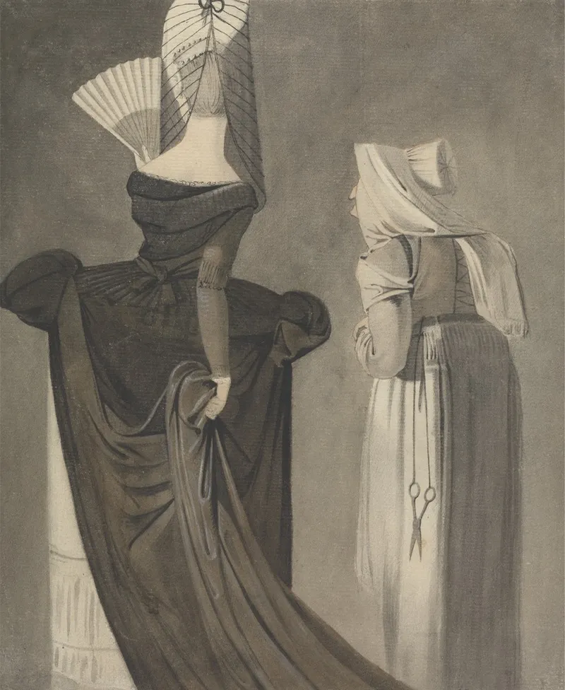 A Roman Lady With A Duenna