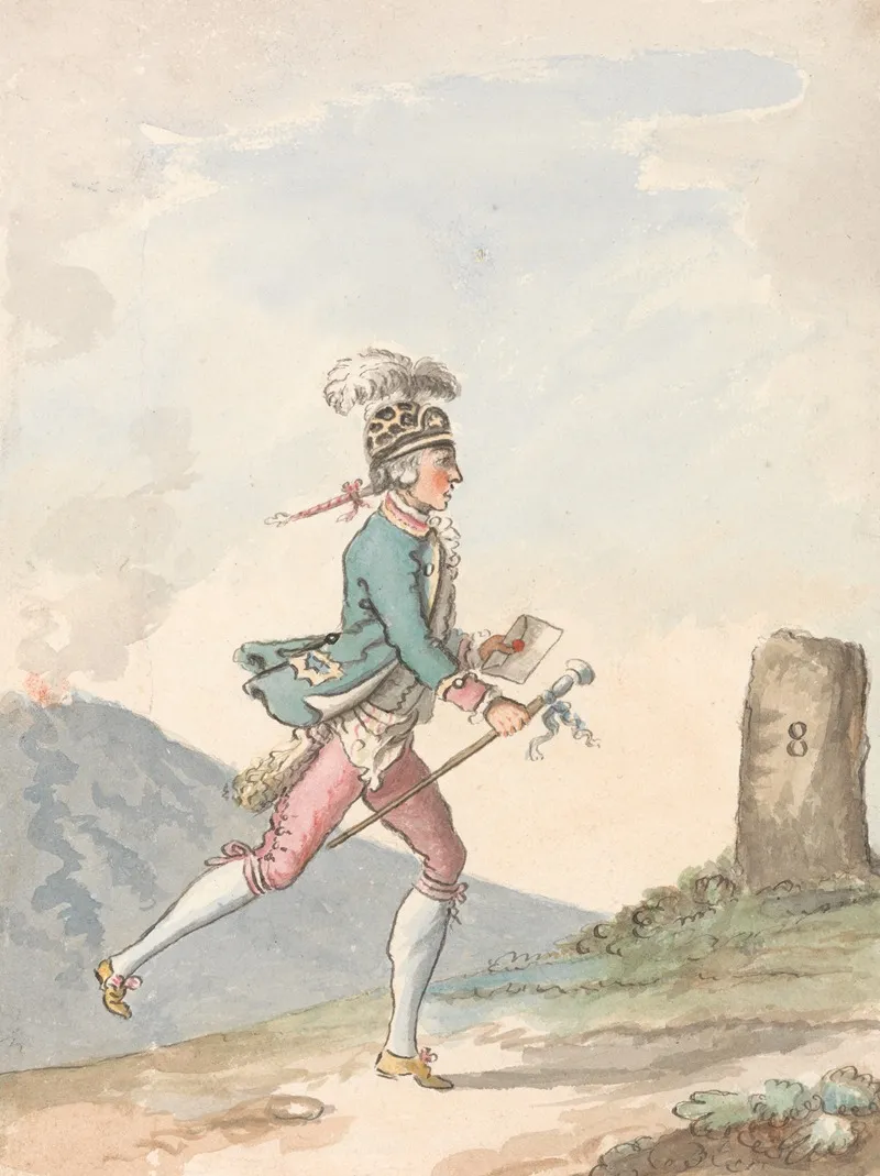 A Running Postillion