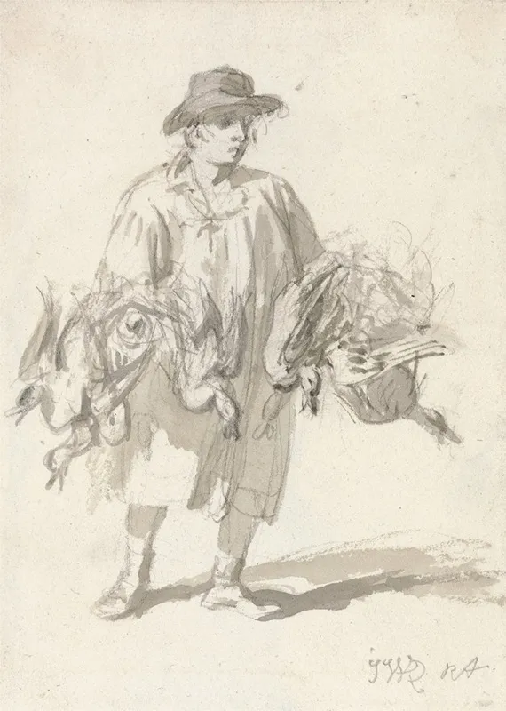 A Rustic Carrying Ducks