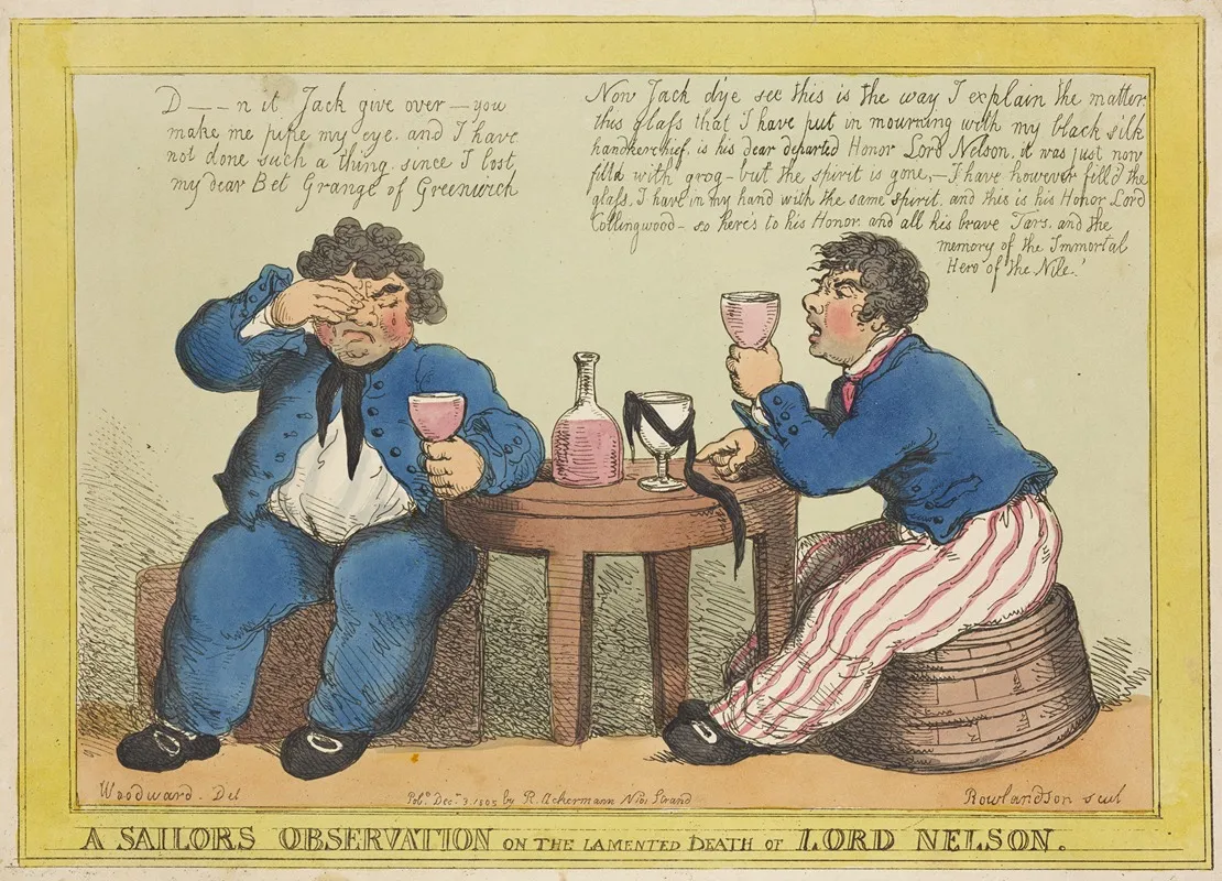 A Sailors Observation On The Lamented Death Of Lord Nelson